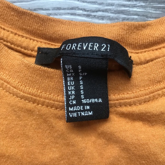 Forever 21 Mustard Crop Top - Picture 5 of 5